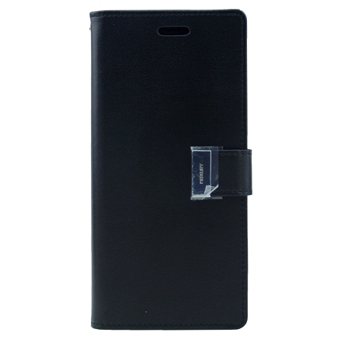 &nbsp;Journal journalier riche pour Samsung Note 8 Goospery, noir