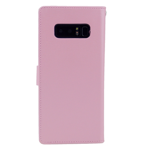  Journal journalier riche pour Samsung Note 8 Goospery, rose clair