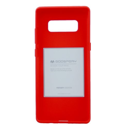 Étui Goospery à sensation douce pour Samsung S8, rouge