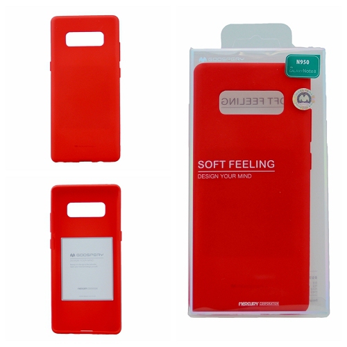 Étui Goospery à sensation douce pour Samsung S8, rouge