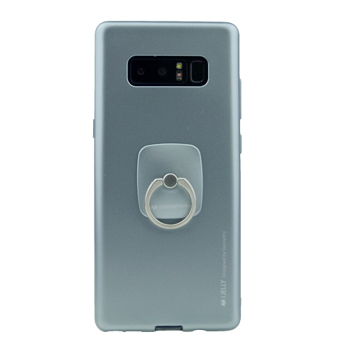 &nbsp;Coque Ring + pour Samsung Note 8 Goospery iJelly, gris