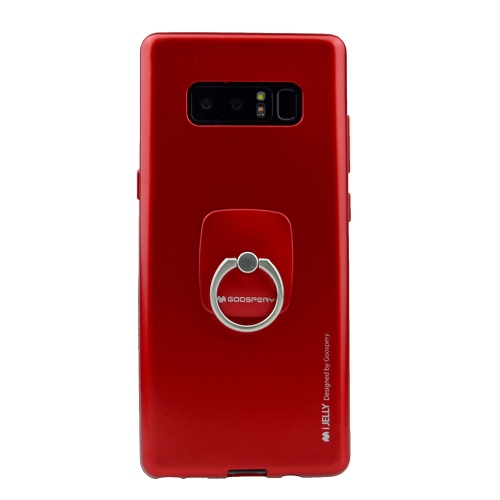 &nbsp;Coque Ring + pour Samsung Note 8 Goospery iJelly, rouge