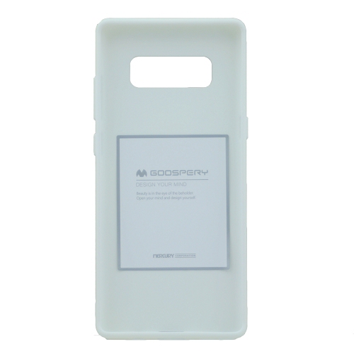 Étui Goospery à sensation douce pour Samsung S8, blanc