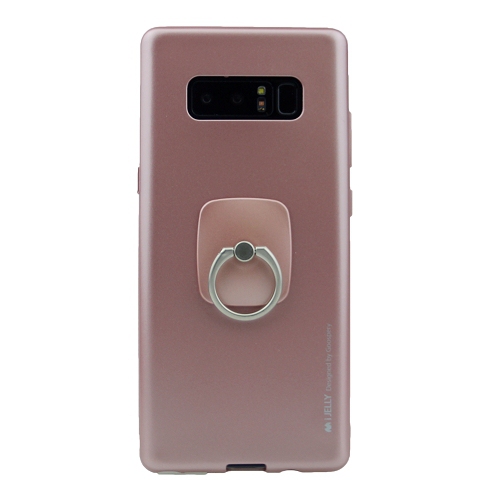 &nbsp;Coque Ring + pour Samsung Note 8 Goospery iJelly, or rose