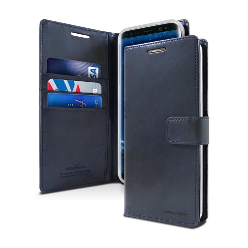 &nbsp;Journal Samsung S8 Plus Goospery BlueMoon, bleu marine