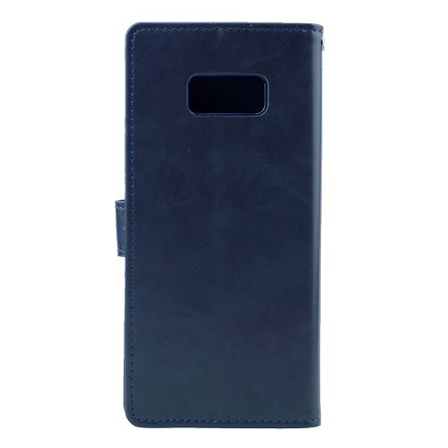  Journal Samsung S8 Plus Goospery BlueMoon, bleu marine