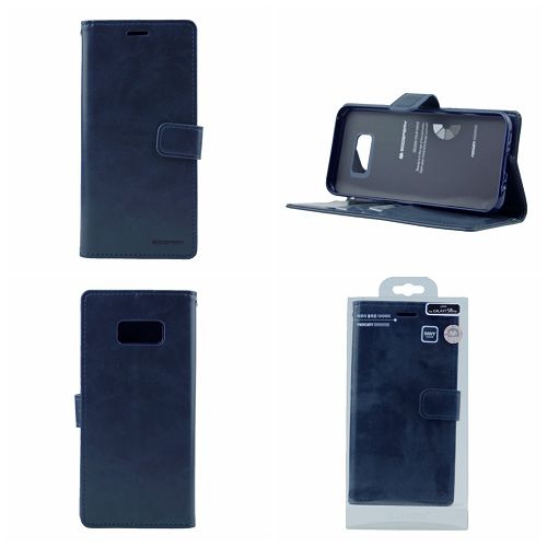  Journal Samsung S8 Plus Goospery BlueMoon, bleu marine