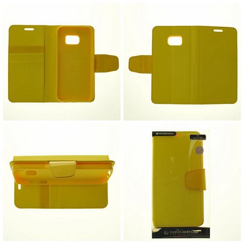 Samsung S7 Goospery Sonata Diary Flip,Yellow