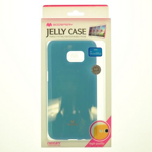 Samsung S7 Edge Goospery Jelly Case,Light Blue