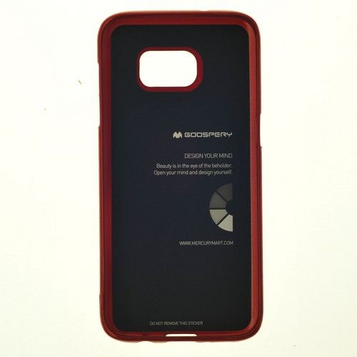 Samsung S7 Edge Goospery Jelly Case,Red
