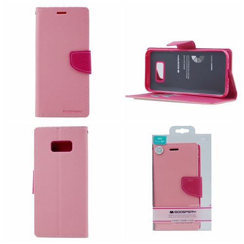 Samsung S8 Plus Goospery Journal de fantaisie Flip, rose clair