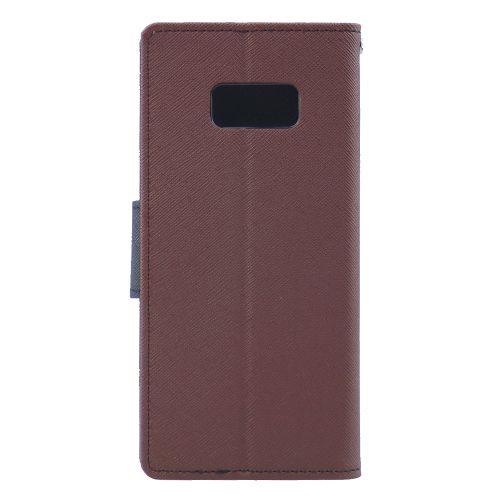  Samsung S8 Plus Goospery Journal de fantaisie Flip, marron