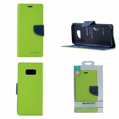  Samsung S8 Plus Goospery Journal de fantaisie Flip, vert