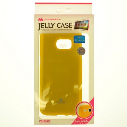Samsung S7 Edge Goospery Jelly Case,Yellow