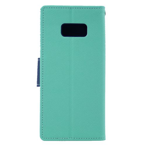 &nbsp;Samsung S8 Plus Goospery Journal de fantaisie Flip, bleu sarcelle