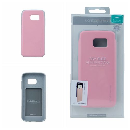Samsung S7 Goospery Sky Slide Bumper Case, Baby Pink