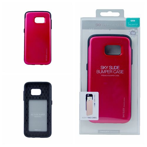 Samsung S7 Goospry Sky Slide Bumper Case, Hot Pink