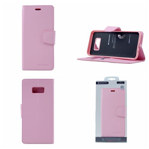 &nbsp;Journal de sonate pour sonate Samsung S8 Plus Goospery, rose clair