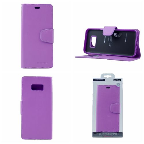 &nbsp;Journal de sonate pour sonate Samsung S8 Plus Goospery, violet