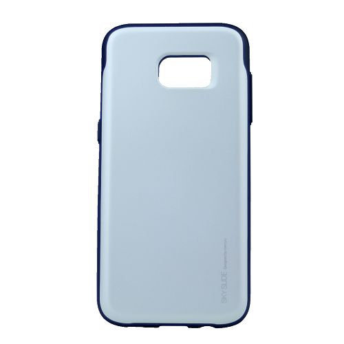 Samsung S7 Edge Goospery Sky Slide Bumper Case, Silver