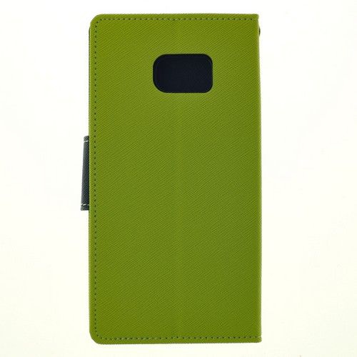 Samsung S7 Edge Goospery Fancy Diary Flip,Green.