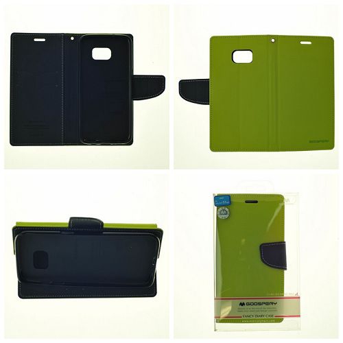 Samsung S7 Edge Goospery Fancy Diary Flip,Green.