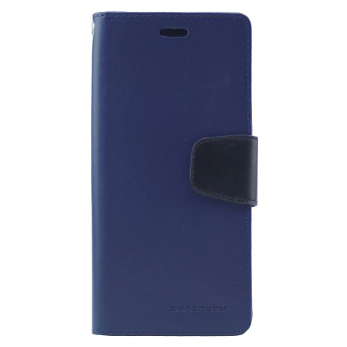 Samsung S7 Edge Goospery Sonata Diary Flip, Navy Blue