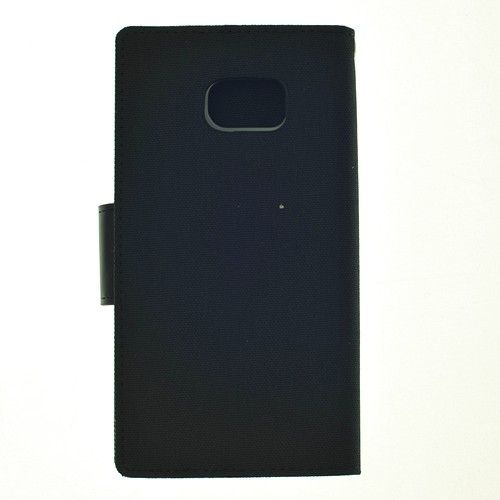 Samsung S7 Edge Goospery Canvas Diray Flip,Black