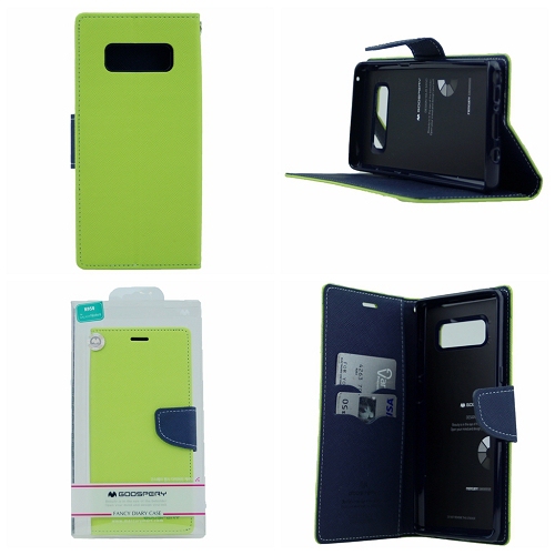 Samsung Note 8 Goospery Fancy Diary Case, Green