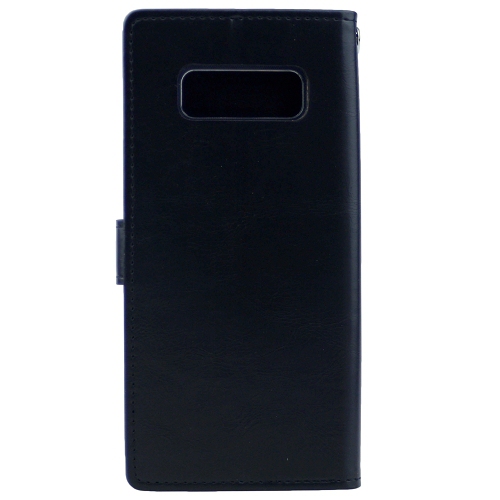 Samsung Note 8 Goospery BlueMoon Diary Case, Black