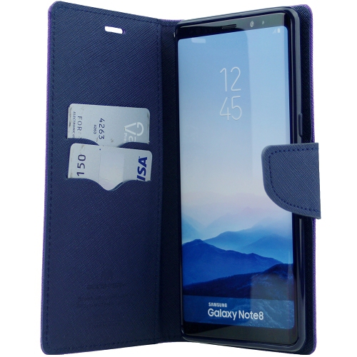 &nbsp;Samsung Note 8 Goospery Journal de fantaisie Flip, violet