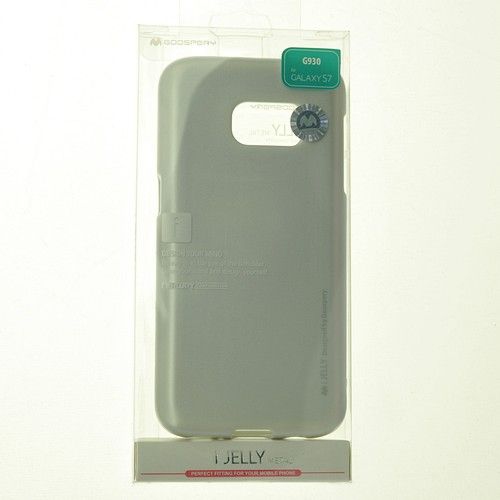 Samsung S7 Edge Goospery iJelly Metal Case,Silver