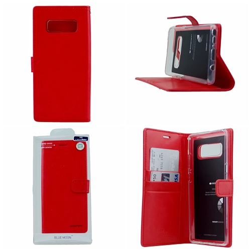 &nbsp;Journal Samsung Note 8 Goospery BlueMoon, rouge