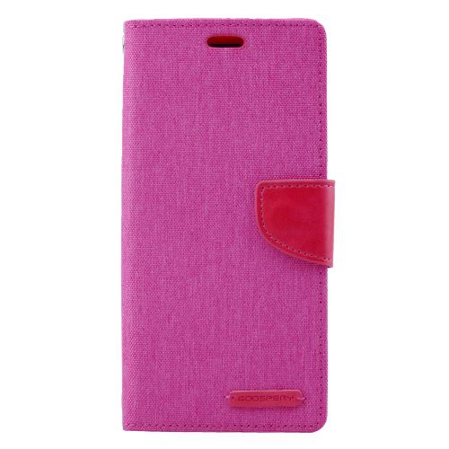 Samsung S7 Edge Goospery Canvas Diary Flip, Pink