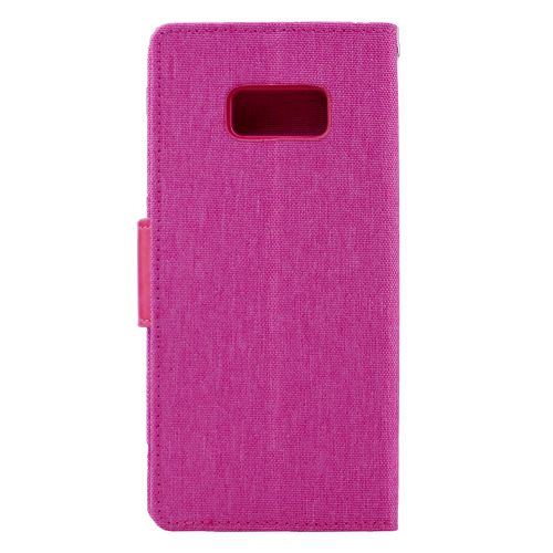 Samsung S7 Edge Goospery Canvas Diary Flip, Pink