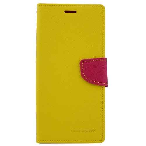 &nbsp;Samsung Note 8 Goospery Journal de fantaisie Flip, jaune