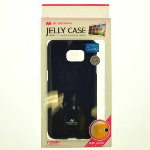 Samsung S7 Edge Goospery Jelly Case,Black