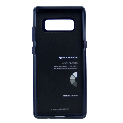 Coque Samsung Galaxy Note 8 Goospery ijelly, noir