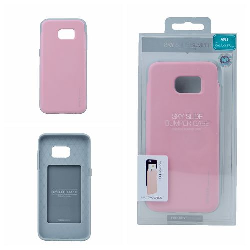 Samsung S7 Edge Goospery Sky Slide Bumper Case, Baby Pin