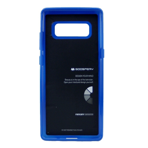  Coque Samsung Note 8 Goospery Jelly, Bleu