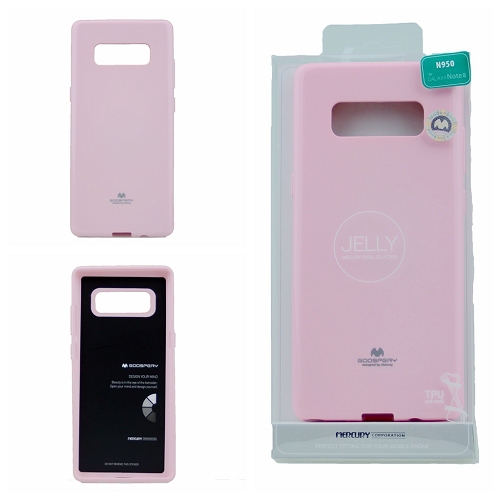 &nbsp;Coque Samsung Note 8 Goospery Jelly, rose clair