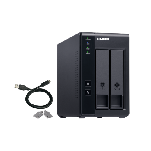 QNAP 2 baies USB Type-C avec RAID matériel DAS