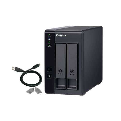 QNAP 2 baies USB Type-C avec RAID matériel DAS