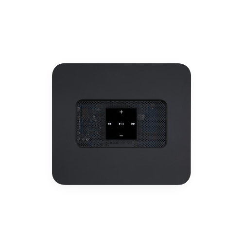 Bluesound Vault 2i Disque dur réseau haute résolution 2 téraoctets Music Streamer CD Copier, Bluetooth, Airplay 2 - Noir - Compatible avec Alexa et
