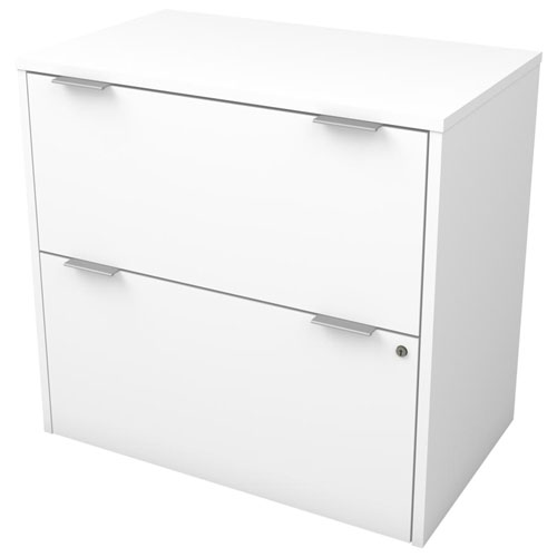 i3 Plus 2-Drawer Lateral File Cabinet - White