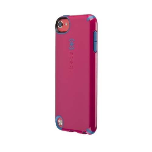 Speck Candyshell MP3 iPod Touch 6 and 5 Fuchsia Pink Harbor Blue 71390-B681