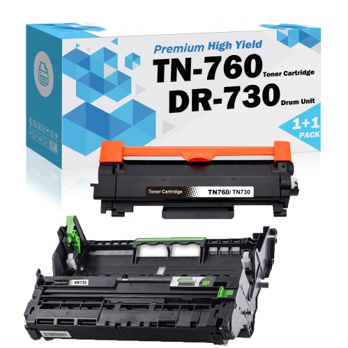 Ultra Toner™ Toner & Drum COMBO - Superior Compatible Brother TN760 & DR730 for Brother Printer