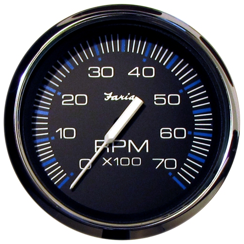 FARIA BEEDE  Faria Chesapeake Ss 4" Tachometer - 7, 000 Rpm (Gas - All Outboards) In Black