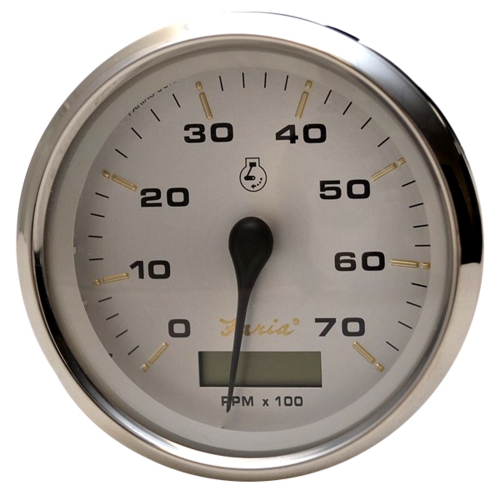 FARIA BEEDE  Faria Kronos 4" Tachometer W/hourmeter - 7, 000 Rpm (Gas - Outboard)