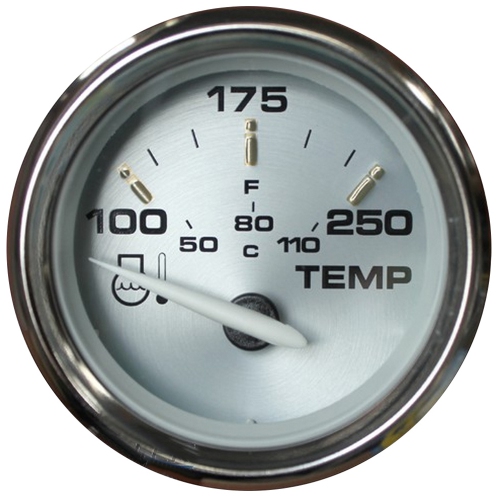 FARIA BEEDE  Faria Kronos 2" Water Temperature Gauge (100-250°F)